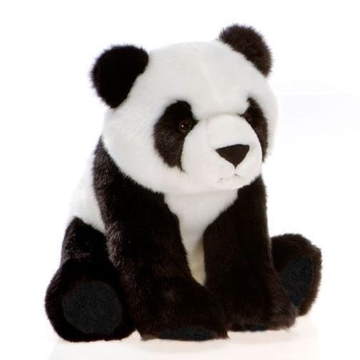 sleeping plush toy stuffed panda lovely black and white bear toy pillow/factory direct personalized plush cute panda animal toy