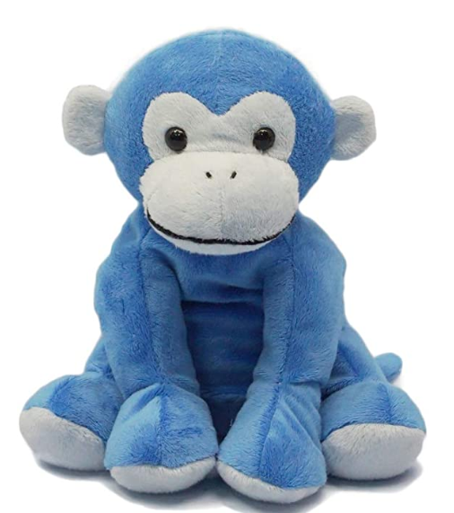 free sample stuffed 7.9Inch Monkey Stuffed Animal Plush Toy/Soft Cute blue Monkey for Child play/hotsale custom plush monkey toy