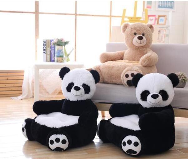 free sample plush panda animal sofa bed/funny fluffy plush stuffed  panda bear sofa for kids gift rest nap and read books