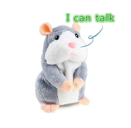 Free sample plush stuffed repeat hamster toy /high quality plush voice mouse toy for kids play/stuffed plush talk hamster toy