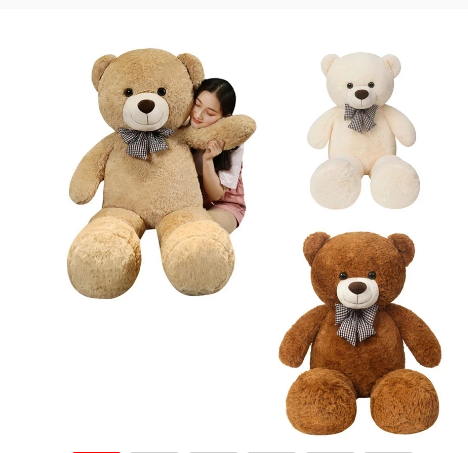 High Quality Giant American Bear Plush Doll Soft Stuffed Animal Teddy Bear Plush Toys Kids Girls Valentine Lover Birthday Gift