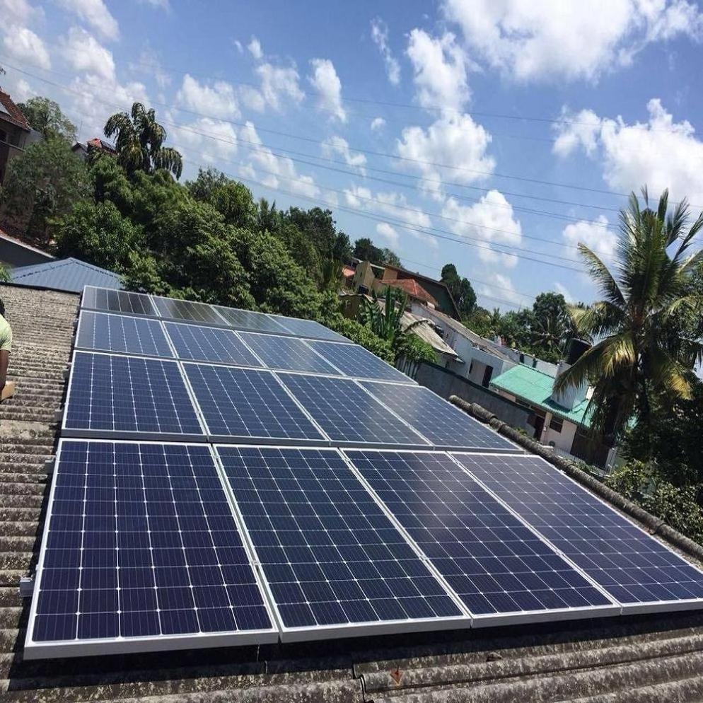 HengL solar panel companies full black 370w photovoltaic cell all black 370w solar panel made in Thailand