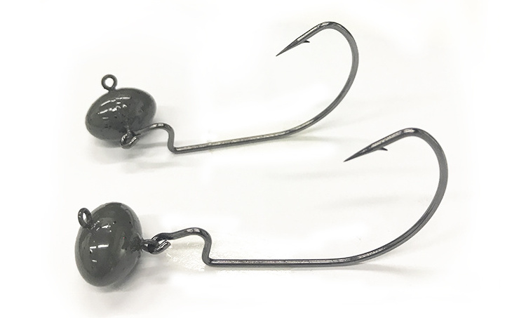 wholesale high quality fishing tungsten  swing football jig head