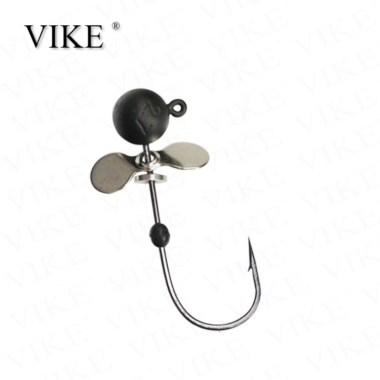 bulk unskirted tungsten jig heaeds propeller heads