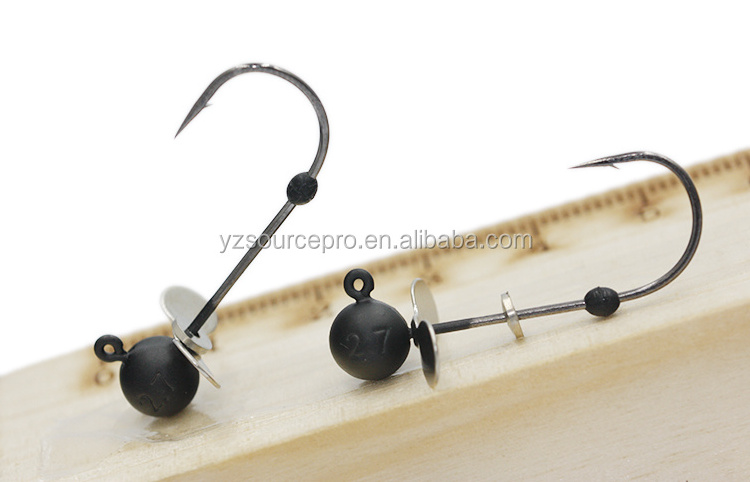 bulk unskirted tungsten jig heaeds propeller heads