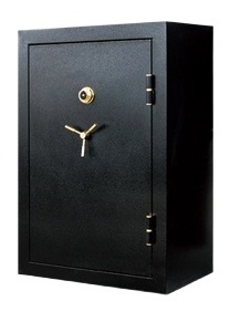 Used gun safe box with triple handle