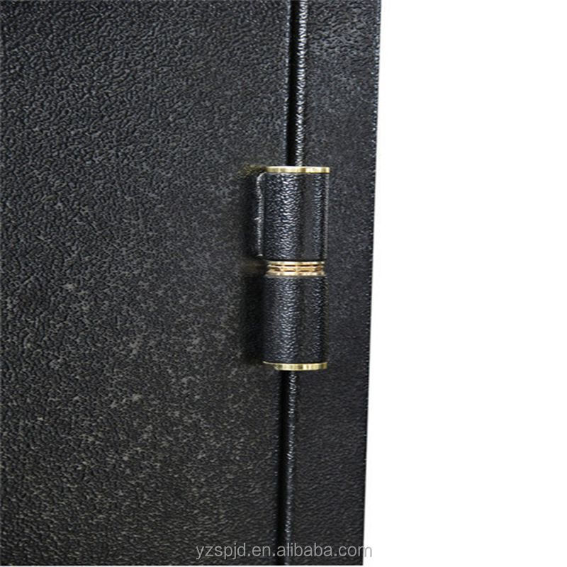 Treadlock gun safe box with triple handle