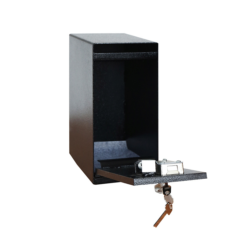 Wholesale Customized Small Home Safe Deposit Box With Dual Nose Key Lock