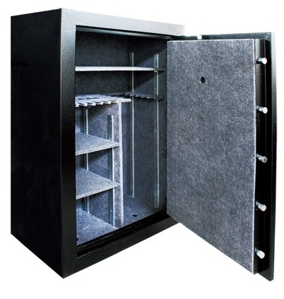 Used gun safe box with triple handle