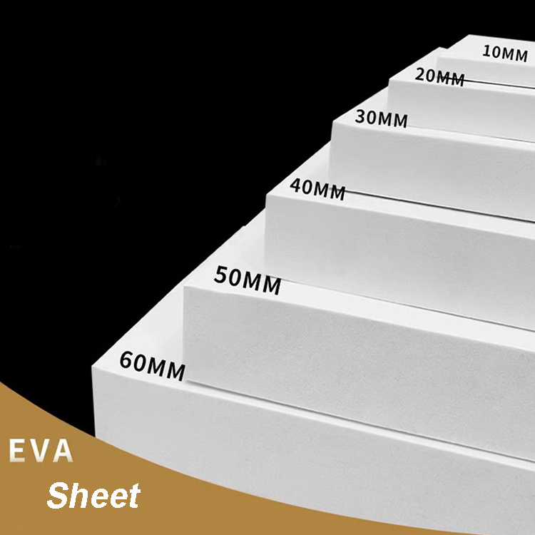 High Resilience Resistant EVA foam Material Rubber White Black Colorful Eva Foam Sheet