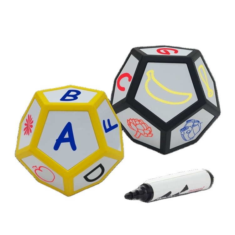 Custom dry erase blocks exercise fitness soft foam cube dice PU EVA large size eva foam dice