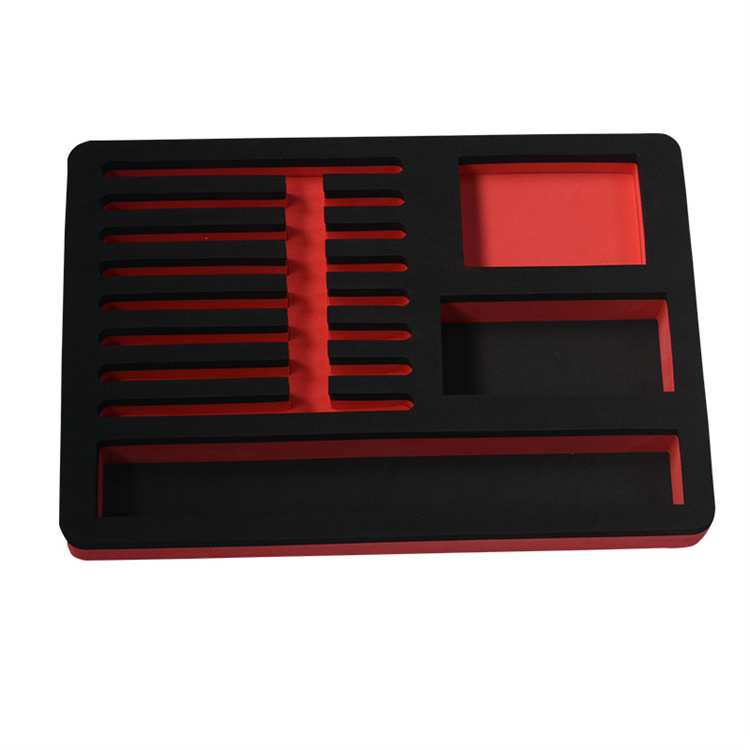 Custom packaging tools foam tray inlay tool set epe customized organizer tool foam lined drawer boxes