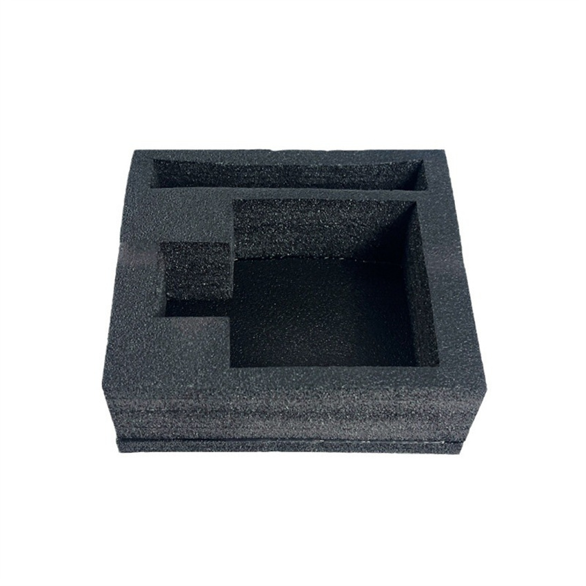 Customized packing material die cut antistatic xpe epe foam insulation packaging foam insert tool tray