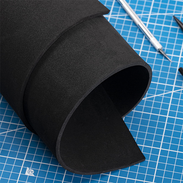 Black 2-12mm Eva Foam Roll Premium Cosplay EVA Foam Sheet High for Costume Crafts DIY Projects