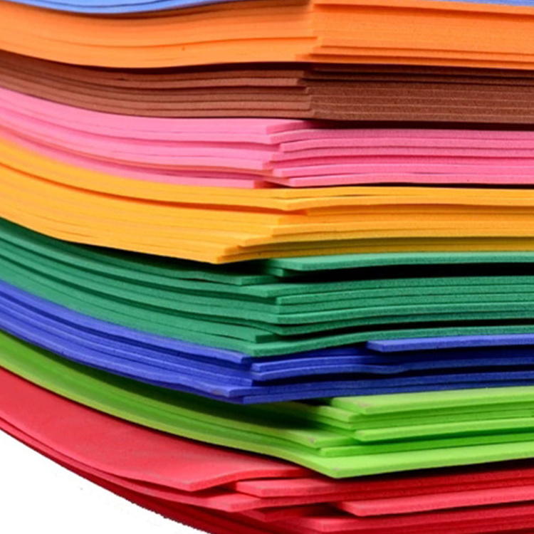 Grade A EVA 38 Foam Hardness Cosplay Rubber Colorful Eva Foam Sheet for Tool Box