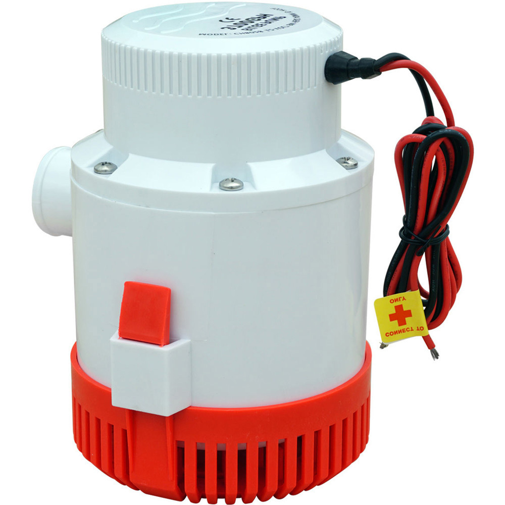 Marine Boat Bilge Pump Plumbing Electric DC 12V 24V 750GPH Non Automatic Bailing Pump Water Drain