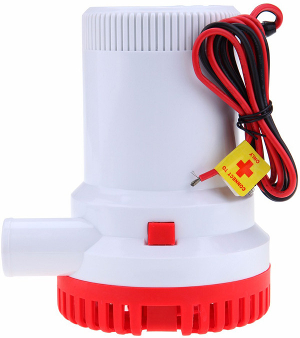 Marine Boat Bilge Pump Plumbing Electric DC 12V 24V 750GPH Non Automatic Bailing Pump Water Drain