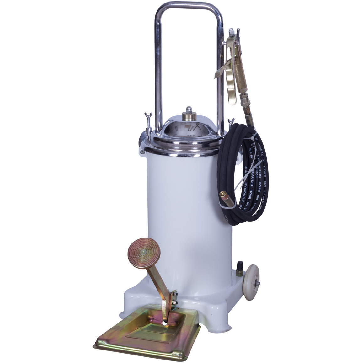 Foot-operated Manual Grease Dispenser 3L/6L/10L/12L/15L High Pressure Pedal Grease Pump