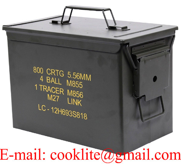 Ammo Box M19A1 30 Cal Surplus Ammo Can Waterproof Steel Ammunition Box