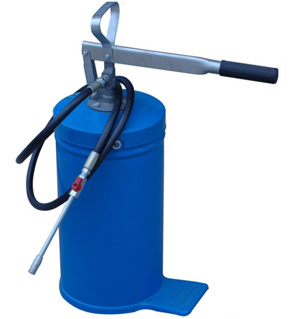 Hand Operated Grease Bucket Pump 5/10/16/20L Manual Oil Gear Lube Dispenser