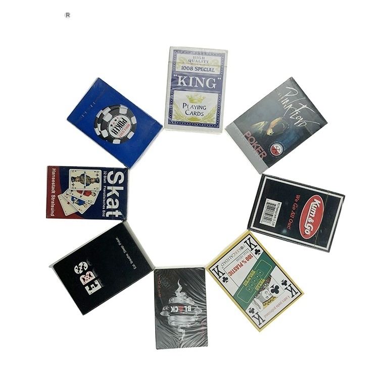 Made in China customized printed waterproof embossed playing card game card pvc plastic poker card