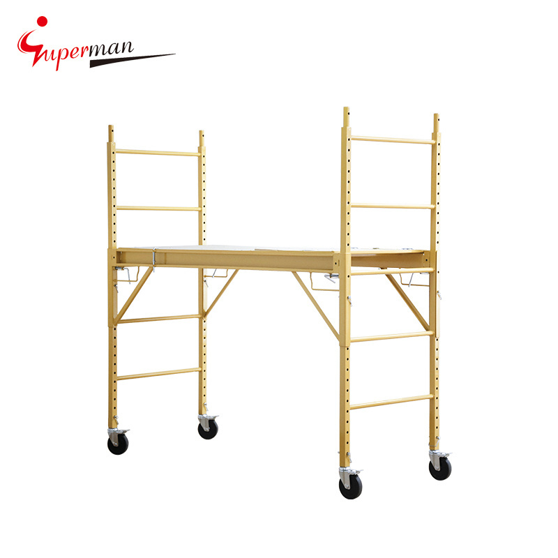 Scaffolding Steel Stairs with Hooks and Handrails folding scaffold telescopic scaffold