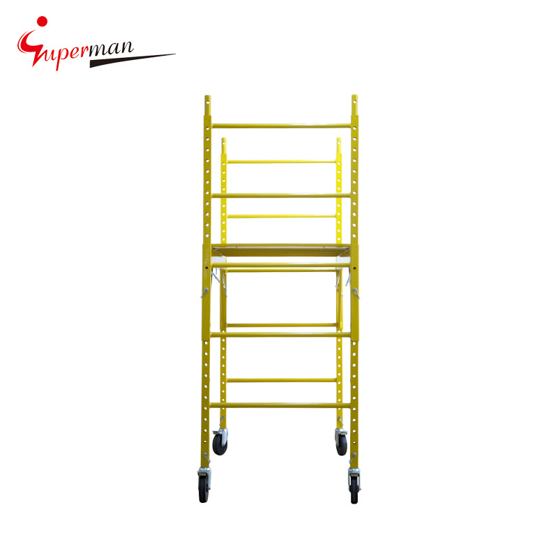 Scaffolding Steel Stairs with Hooks and Handrails folding scaffold telescopic scaffold