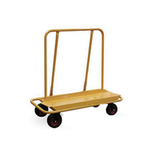 High quality Silent Stainless steel heavy duty hand trolley truck Warehouse Transport platform trolley