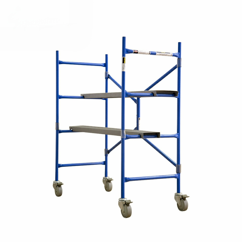 Mobile Steel Stair Scaffolding construction accessories foldable scaffolding work shelf