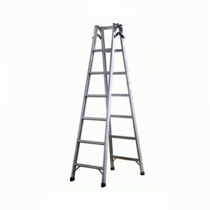 Original quality multiple steps Portable Folding Industrial Aluminum double Sided Ladder