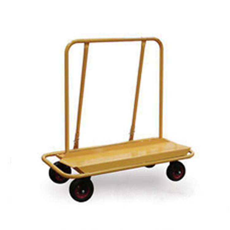 High quality Silent Stainless steel heavy duty hand trolley truck Warehouse Transport platform trolley