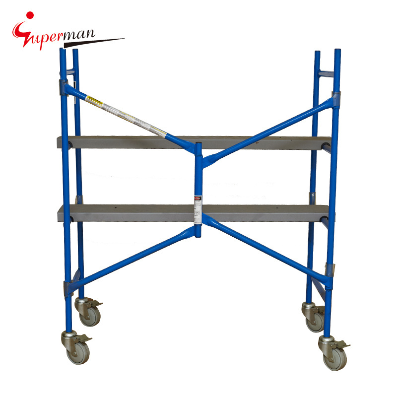 Factory Direct Sales Building Construction 4ft Multi-use Plywood Platform With Guardrail Steel Scaffolding