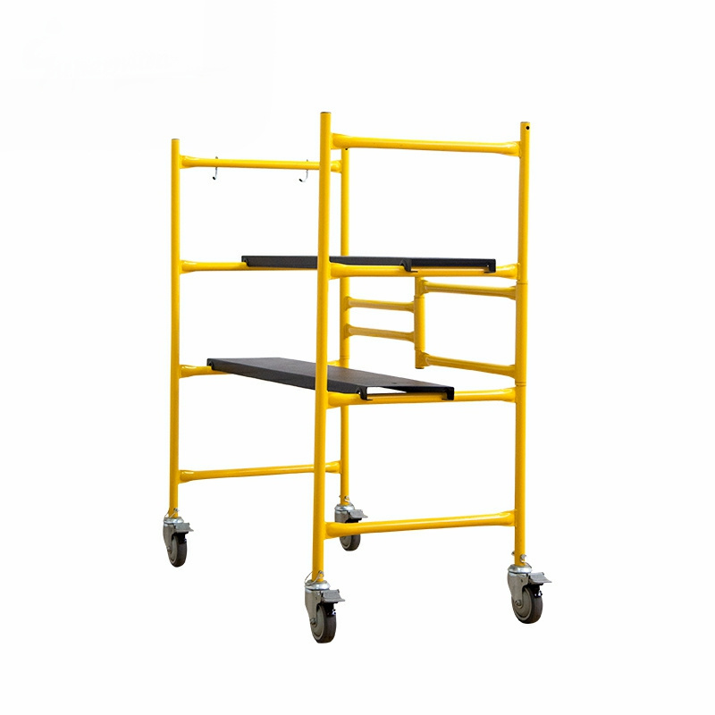 Scaffolding Steel Stairs with Hooks and Handrails folding scaffold telescopic scaffold