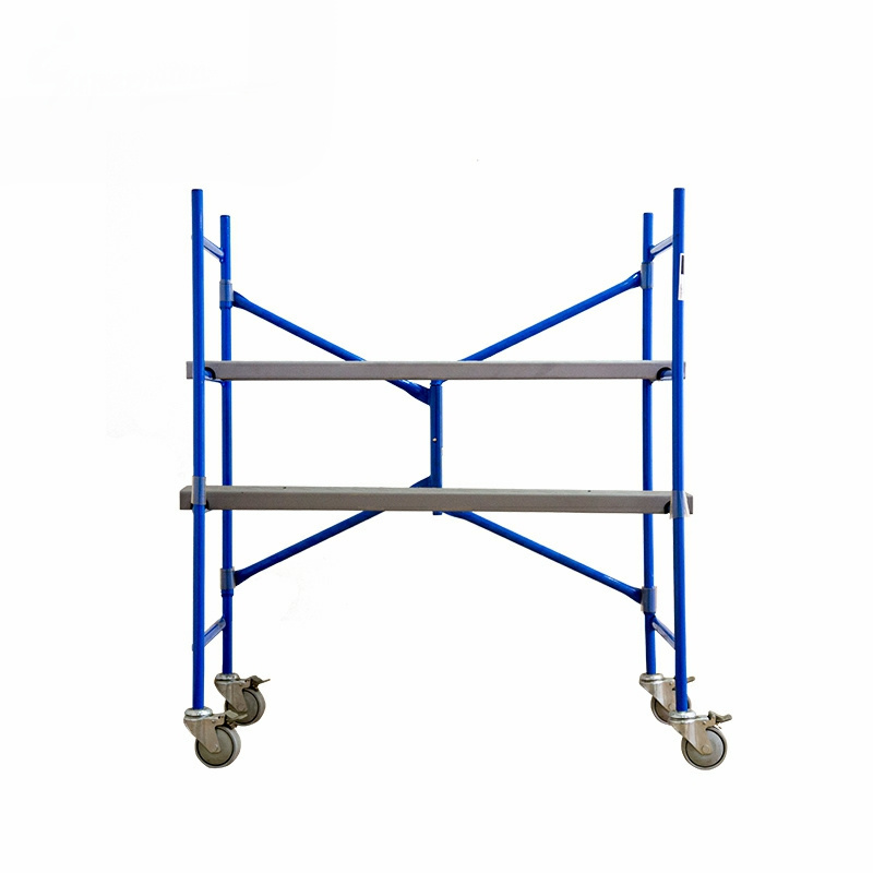 Mobile Steel Stair Scaffolding construction accessories foldable scaffolding work shelf