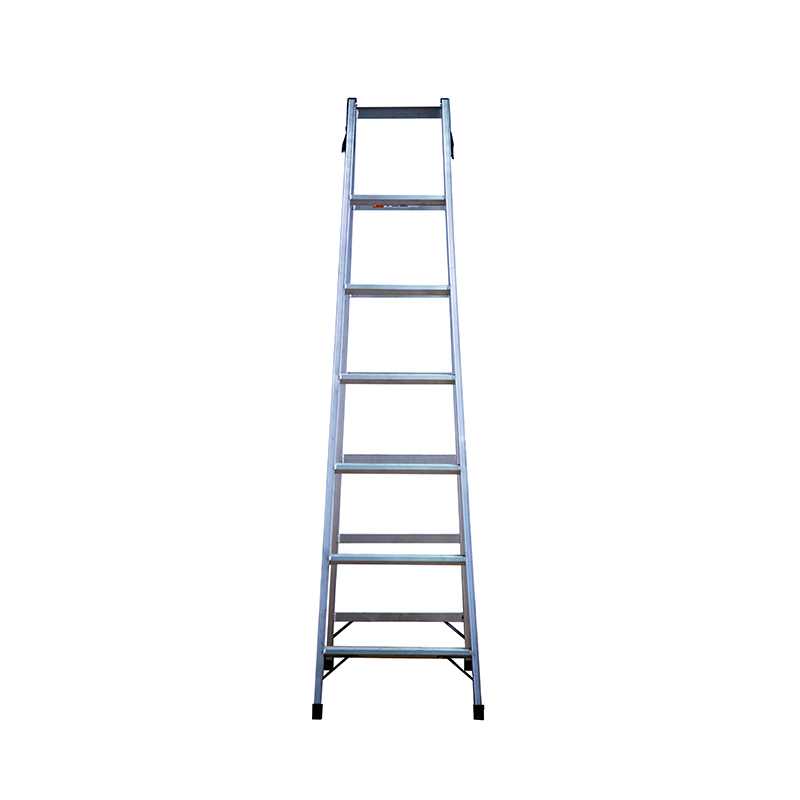 China Factory wide step aluminum working ladder Safety Stability and Durable Ladder