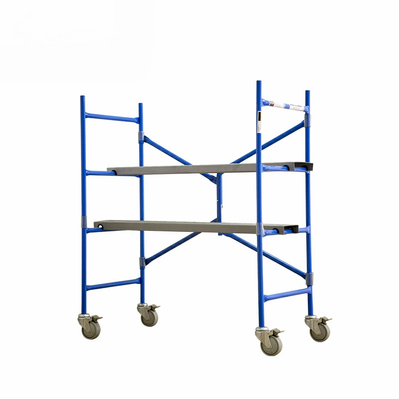 Mobile Steel Stair Scaffolding construction accessories foldable scaffolding work shelf