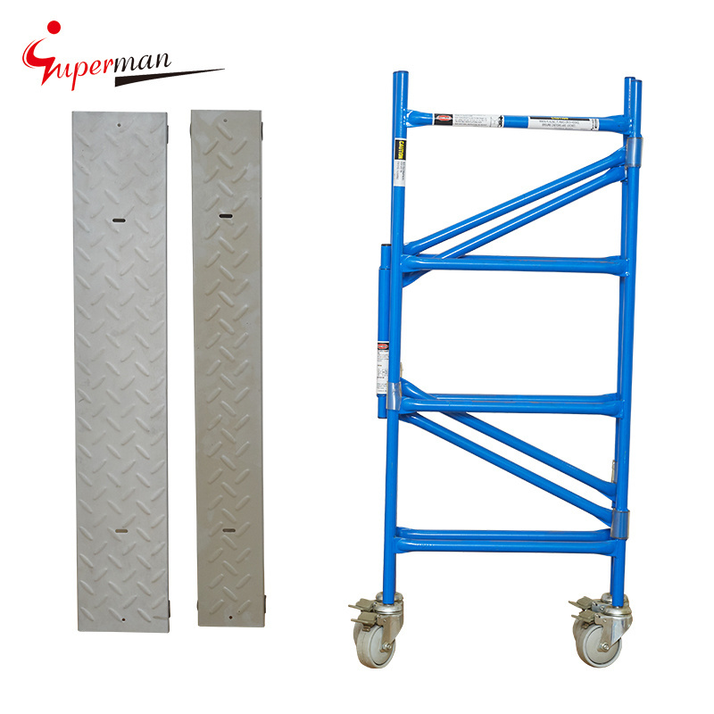 Factory Direct Sales Building Construction 4ft Multi-use Plywood Platform With Guardrail Steel Scaffolding