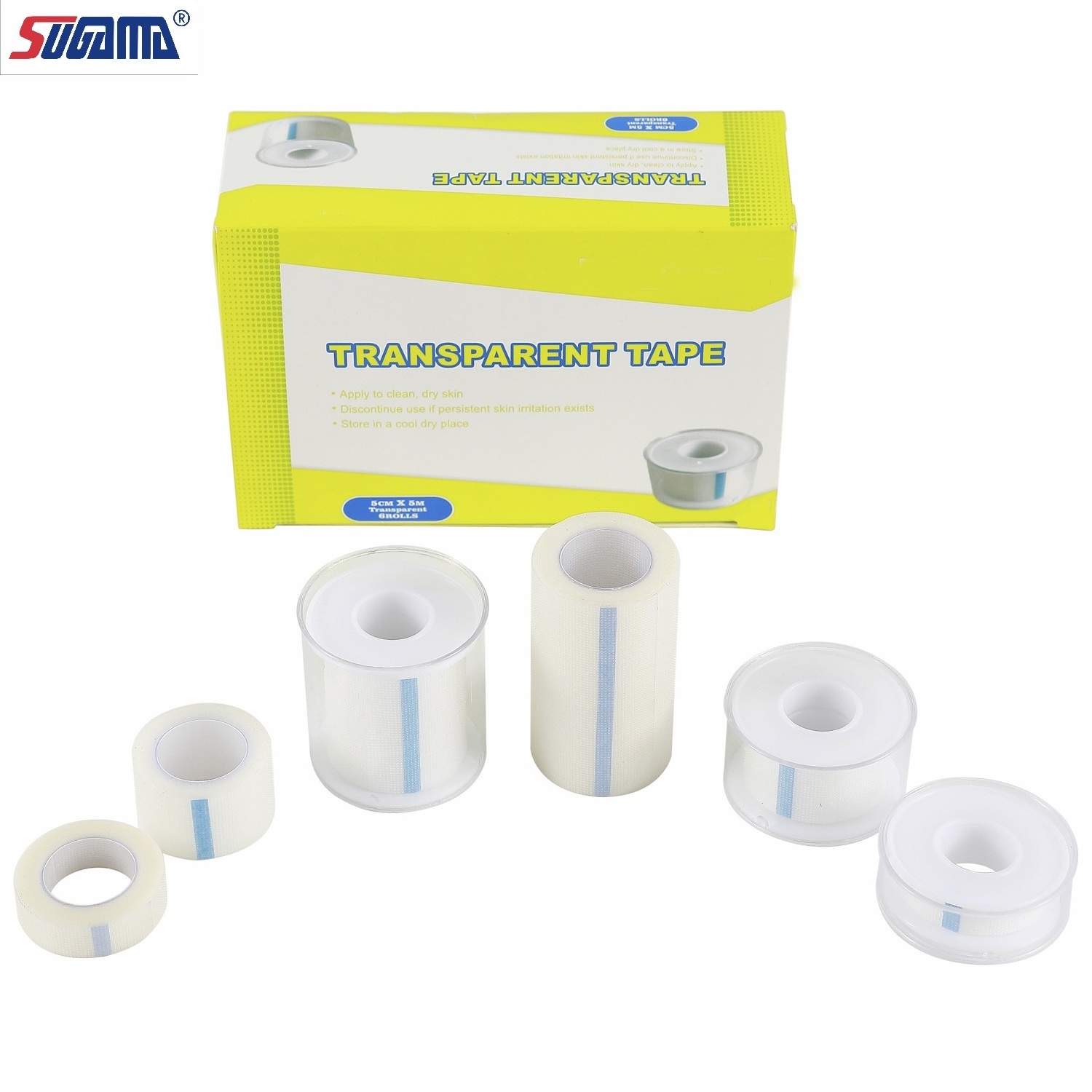 health care supplies medical tape for wound care surgical tape PE transparent tape