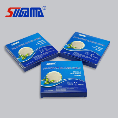 sterile paraffin gauze dressing compress gauze in hospital