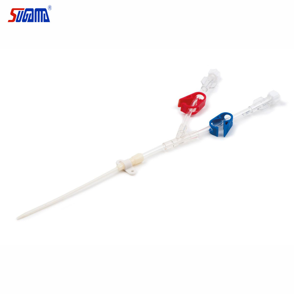 permanent dialysis double lumen catheter kit dialysis plastic catheter 18 fr