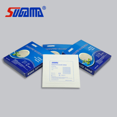 sterile paraffin gauze dressing compress gauze in hospital