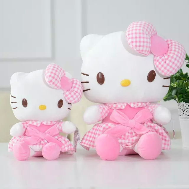 Wholesale Low Moq Pink Color Easter Stuffed Hello KT Cat Stuffed Animal Plush Toy For Children'S Gifts