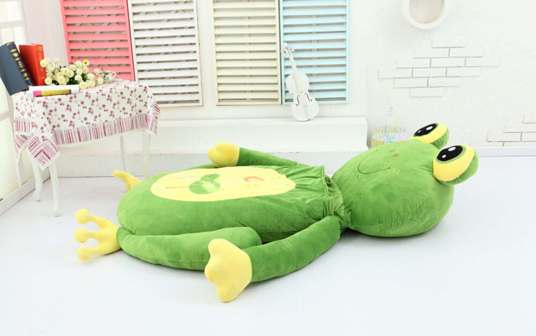 New large creative cartoon cute comfortable mattress plush bed stuffed animals for sale