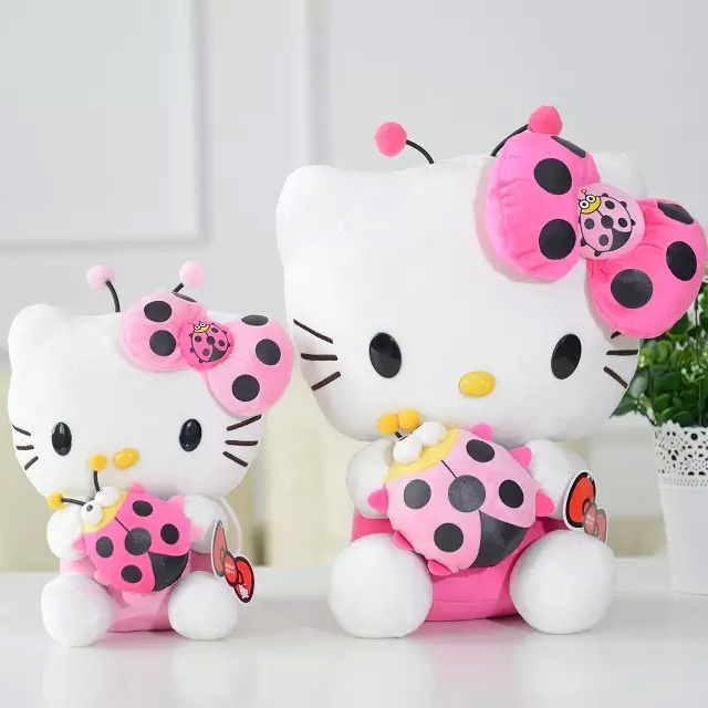 Wholesale Low Moq Pink Color Easter Stuffed Hello KT Cat Stuffed Animal Plush Toy For Children'S Gifts