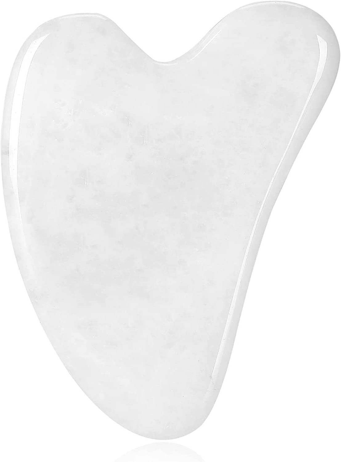 Gua Sha Massage Tool Nature White Jade Stone Board for Facial Caring SPA Acupuncture Therapy Trigger Point Treatment Gua Sha