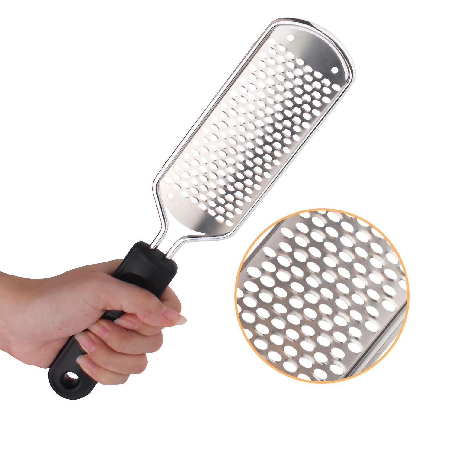 Foot File Scrub Rasp Grater Foot File Callus Remover Stainless Steel Pedicure Tools for Dead Skin