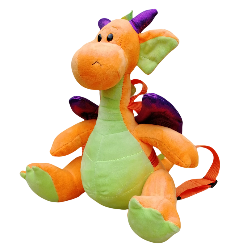 2024 new year candy backpack dragon plush backpack kids gifts toddler backpack Custom Dragon Doll Chinese Dragon Doll