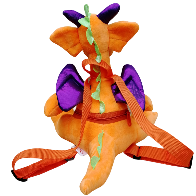 2024 new year candy backpack dragon plush backpack kids gifts toddler backpack Custom Dragon Doll Chinese Dragon Doll