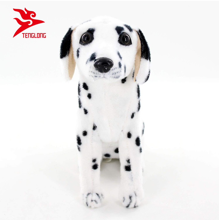 EN71 approval custom lifelike soft plush stuffed dalmatians toy