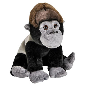 Lifelike 12'' plush stuffed animal gorilla toy